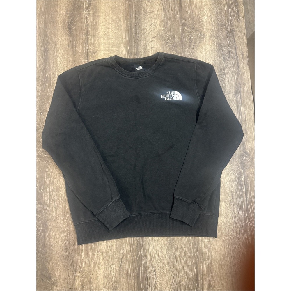 The North Face Unisex Adult Sweater‎ Black Crewneck Pullover Size Medium